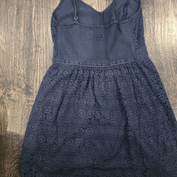 Abercrombie & Fitch Navy Lace Mini Dress - Picture 3 of 3